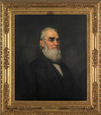 Bernhard Uhle : Portrait of Francis R. Cope, Director of the Insurance Company of North America, 1855-1904