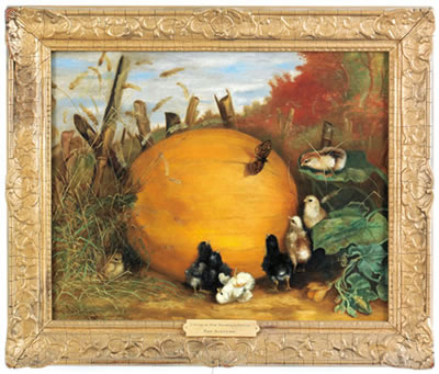 Ben Austrian : Chicks in the Pumpkin Patch