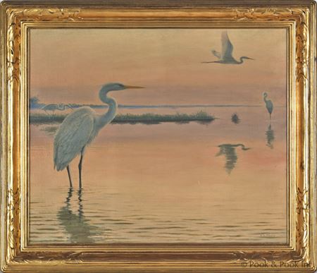 Earl Lincoln Poole : Egrets