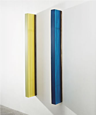 Herbert Hamak : Two works: (i) Untitled (Green); (ii) Untitled (Blue)