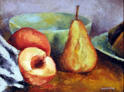 Pamela Pharr Schulenburg : Fruit Still Life