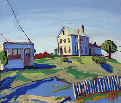 Daniel Rupe : Untitled (view of Alden Street, Provincetown)