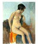 Edwin Reeves Euler : Seated Nude