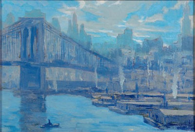 Thomas Sidney Moran : Brooklyn Bridge