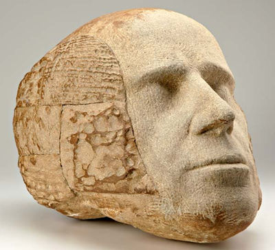 Daniel Rhodes : Sculpture of a Head