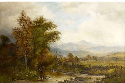 Frank Clark Bromley : Untitled (Autumn Landscape)