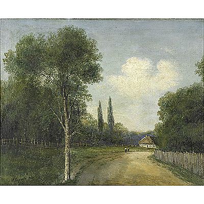 Alexander Morozov : Country Landscape, 1903