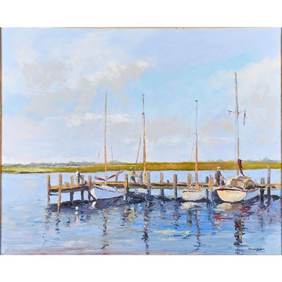 Robert Waltsak : Beatons Boat Yard, Mantoloking, NJ