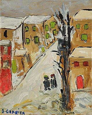 Jeanne Garnier : Rue à Montmartre