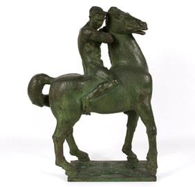 Robert Lohman : Nude Male on Horse