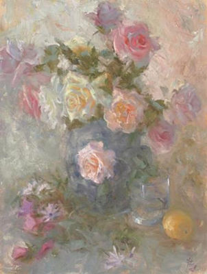 Weizhen Liang : Roses and a Lemon