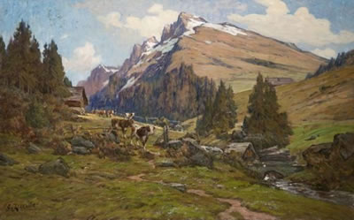 Clovis Frederick Terraire : Le Pic de l Etale. La Clusaz (Haute-Savoie).