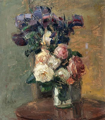 Pierre (Abbe) Cales : Bouquet de fleurs.