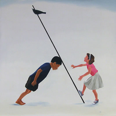 T M Azis : Boy and Girl Playing