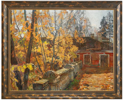 Leonid Borisovich Yanush : Autumn in Petrodvorets