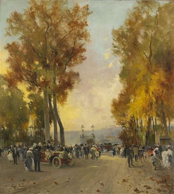 Pierre Louis Leger Vauthier : Bois de Boulogne, Le Mont Valérien