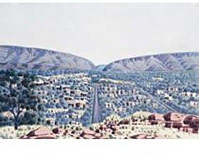 Walter Ebatarinja : ALICE SPRINGS FROM ANZAC HILL