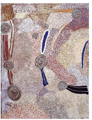 Bill Whiskey Tjapaltjarri : ROCKHOLES NEAR THE OLGAS