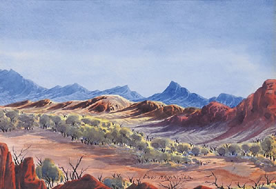 Enos Namatjira : MACDONNELL RANGES MISSIONARY PLAINS