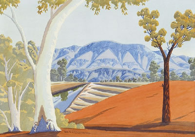 Walter Ebatarinja : (ARANDA LANDSCAPE)