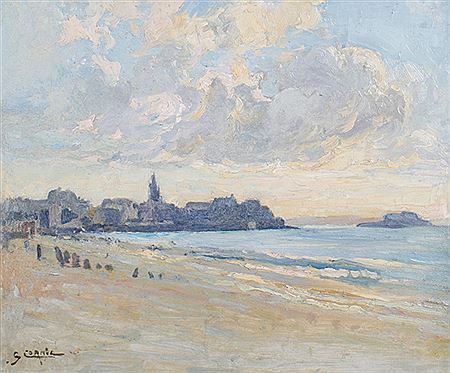 Gaston Corbier : Beach scene