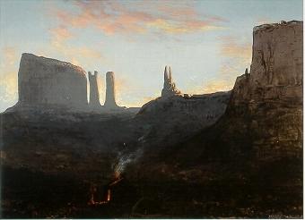 James Swinnerton : Early Morning in Monument Valley