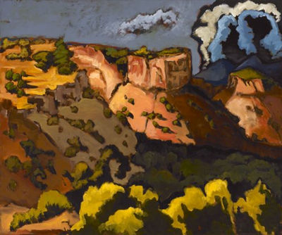 Darren Vigil Gray : Butte at Ojo Caliente