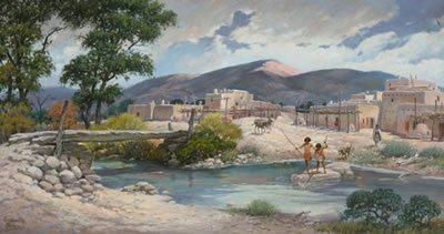 Granville Bruce : TAOS VILLAGE