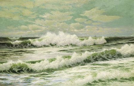 George Howell Gay : Breaking Waves