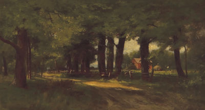 Roswell Morse Shurtleff : 'A Country Road, Berlin, Connecticut'