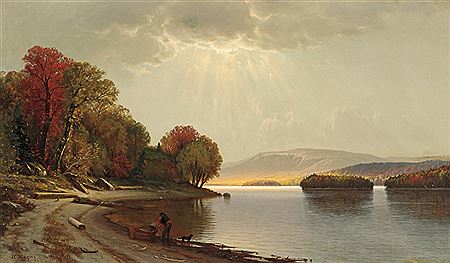 Carleton (J Carleton) Wiggins : Sunlight Through the Clouds