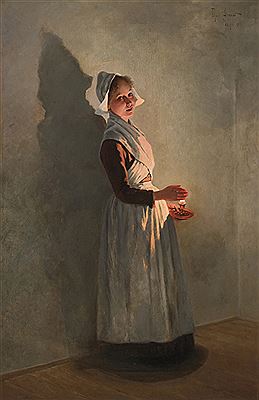 Theodor Grust : Candlelight Reflection