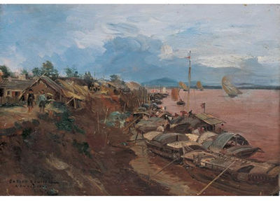 Gaston Marie Anatole Roullet : LANDSCAPE OF HANOI