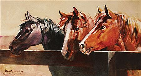 Basuki Bawono : Three Horse