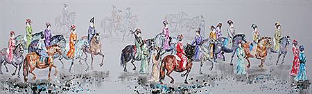 Chuang Long Jing : Ladies on Horses