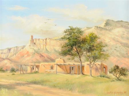 Janet Kimberling : Abiquiu Adobe (Movie Set At Ghost Ranch)