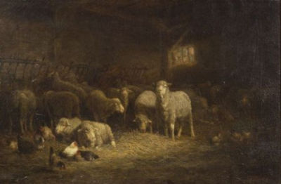 Charles Franklin Pierce : Barn Scene