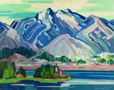 Mildred Valley Stinson Thornton : Mountains and Sea