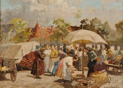 Gyula Gyertyanyi Nemeth : Open-air-Market