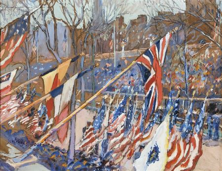 Gertrude Bourne : Flag Day Parade