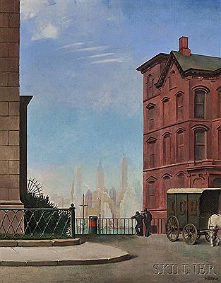 Harry Lane : Death and Transfiguration / A Scene in Brooklyn Heights, New York