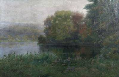 J Ambrose Pritchard : Quiet River Landscape