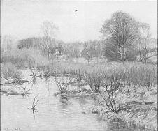 Alexander Theobald Van Laer : Spring Wetlands