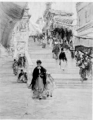 Francis Hopkinson Smith : A Walk in Venice/View of Rialto