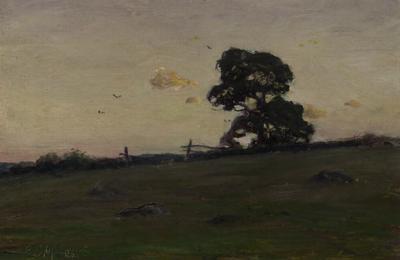 Edmund Messer : Hills at Dawn