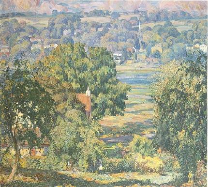 Clarence Raymond Johnson : Summer Landscape