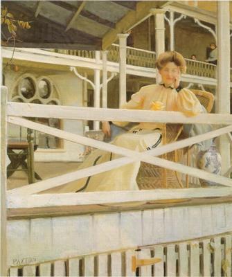 William McGregor Paxton : The White Veranda