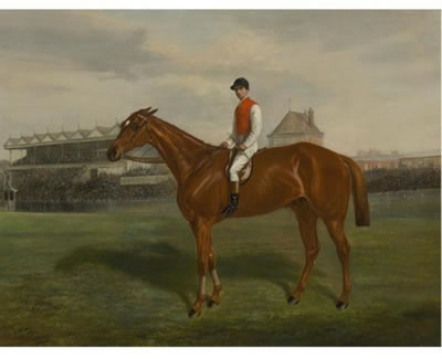 Benjamin Cam Norton : LORD FALMOUTH'S GALLIARD, WINNER OF THE 2,000 GUINEAS AT NEWMARKET, APRIL 1883