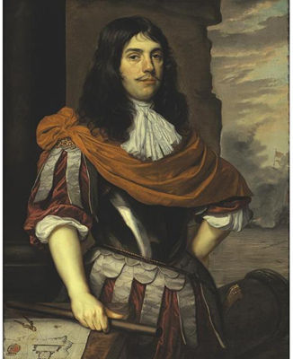 Jan Mytens : PORTRAIT OF ADMIRAL CORNELIS TROMP (1629-1691)