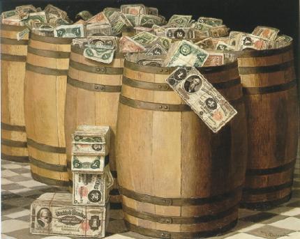 Victor Dubreuil : Barrels of Money